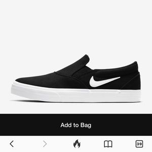 Men size 11 Nike slip on